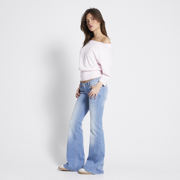 Off-shoulder knit sweater "Adriana"